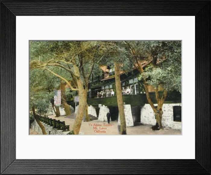 Framed Print : Mount Lowe scenic railway Framed Print : Mount Lowe scenic railway