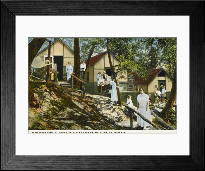 Framed Print : Mount Lowe scenic railway Framed Print : Mount Lowe scenic railway