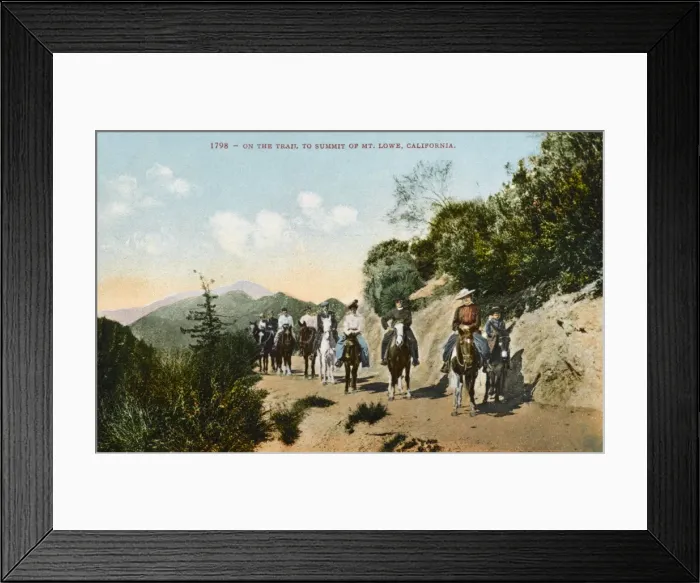Framed Print : Mount Lowe, California Framed Print : Mount Lowe, California