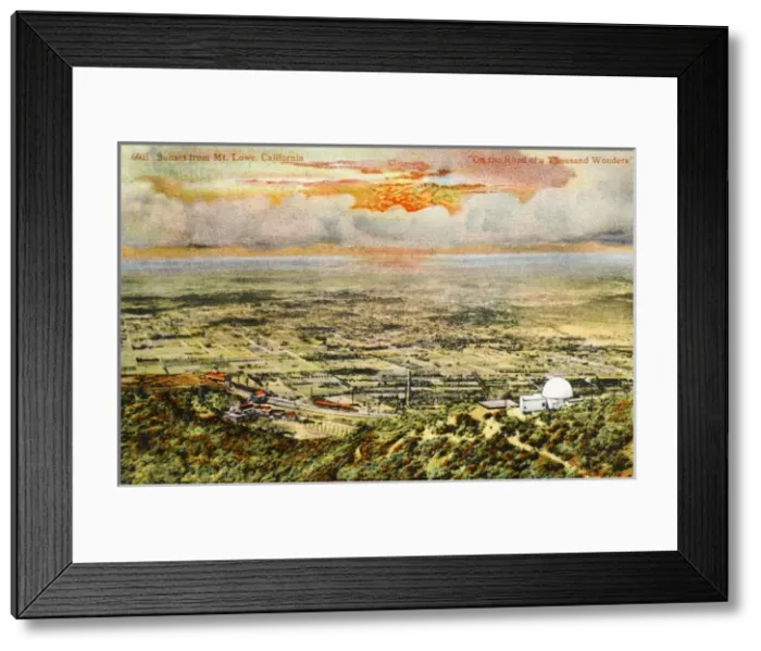 Framed Print : Mount Lowe, California Framed Print : Mount Lowe, California