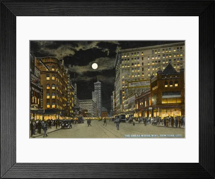 Framed Print : Broadway, New York Framed Print : Broadway, New York