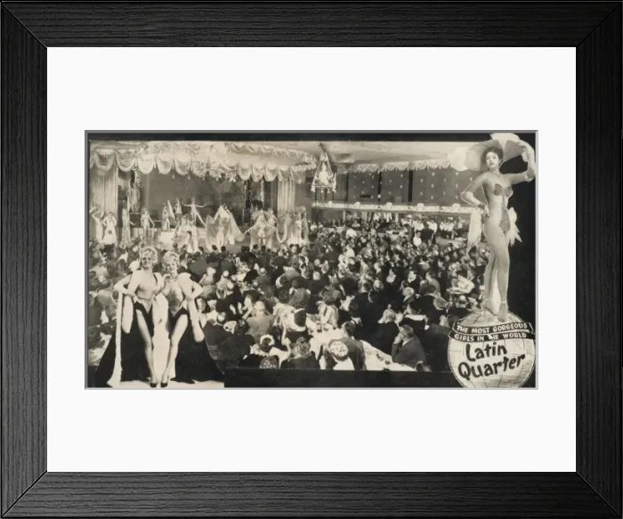 Framed Print : Latin Quarter Cabaret Bar Framed Print : Latin Quarter Cabaret Bar