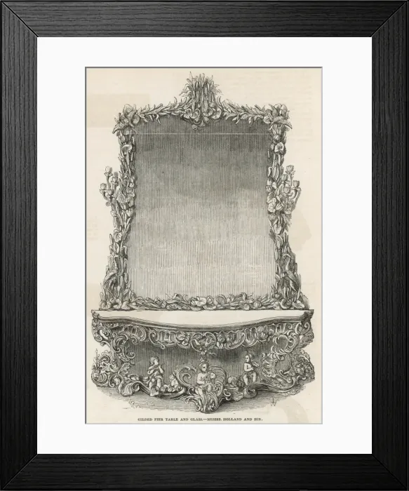 Framed Print : Furniture by Holland and Sons Framed Print : Furniture by Holland and Sons