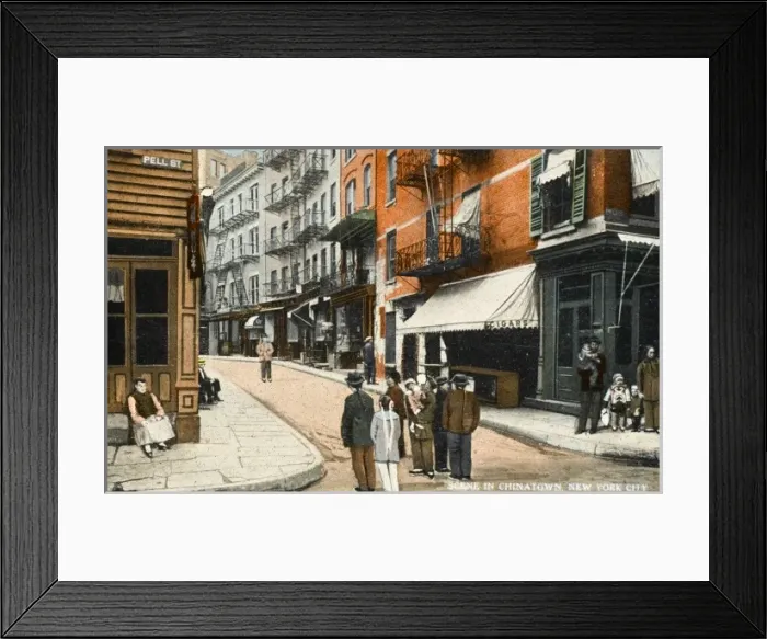 Framed Print : Chinatown, New York Framed Print : Chinatown, New York