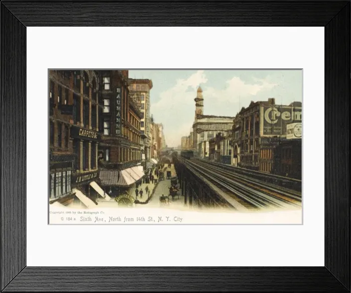 Framed Print : Sixth Avenue, New York Framed Print : Sixth Avenue, New York