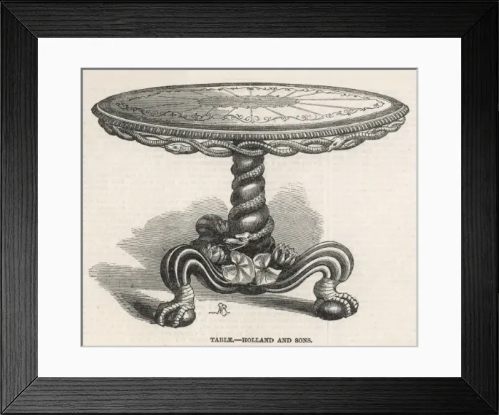 Framed Print : Furniture by Holland and Sons Framed Print : Furniture by Holland and Sons