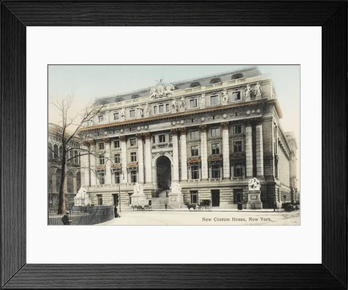 Framed Print : New Custom House, New York Framed Print : New Custom House, New York