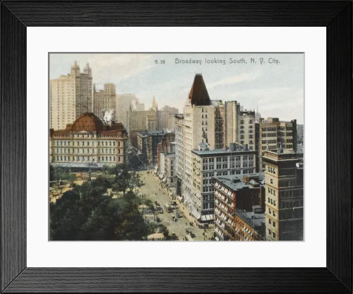 Framed Print : Broadway, New York Framed Print : Broadway, New York