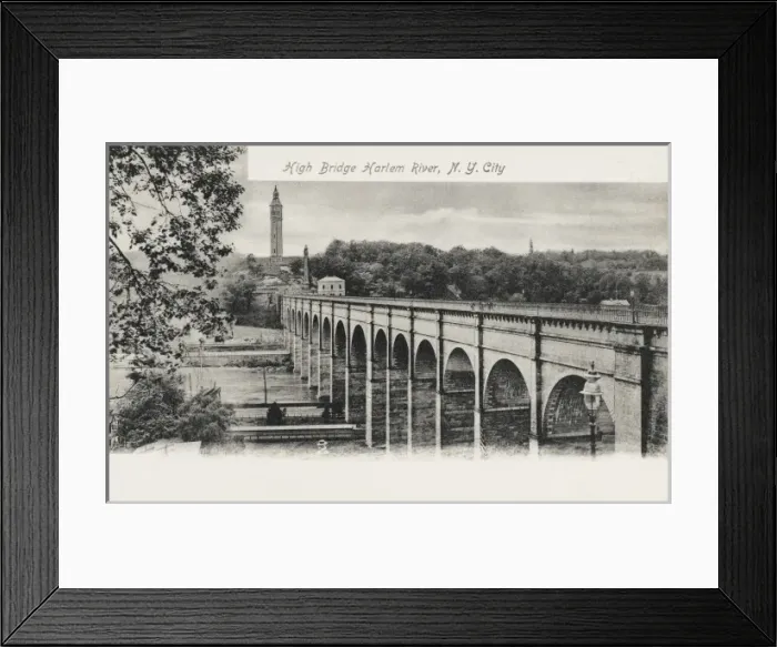 Framed Print : High Bridge, Harlem River Framed Print : High Bridge, Harlem River