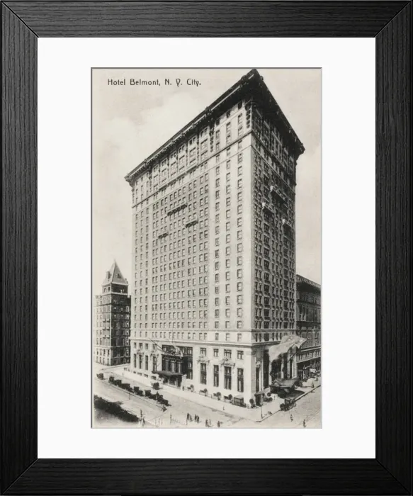 Framed Print : Hotel Belmont, New York Framed Print : Hotel Belmont, New York