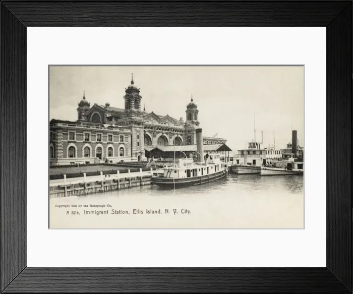 Framed Print : Ellis Island, New York Framed Print : Ellis Island, New York