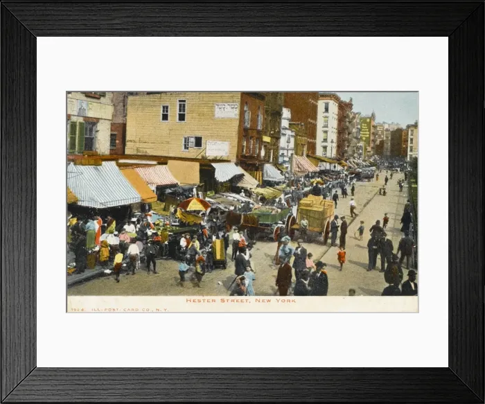 Framed Print : Hester Street, New York Framed Print : Hester Street, New York