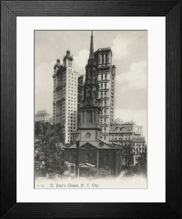 Framed Print : St. Pauls Chapel, New York Framed Print : St. Pauls Chapel, New York