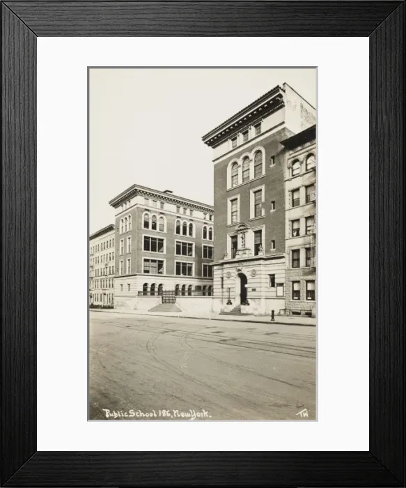 Framed Print : Public School, New York Framed Print : Public School, New York