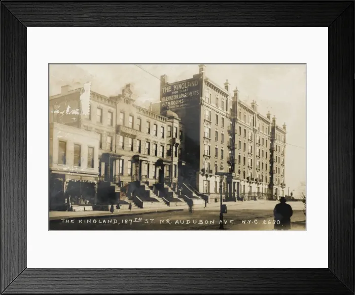 Framed Print : Kingsland Apartments, New York Framed Print : Kingsland Apartments, New York