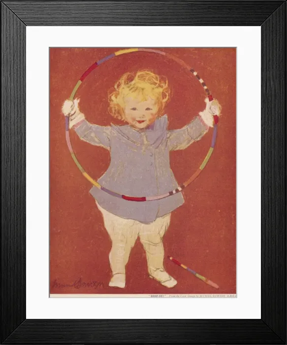 Framed Print : Hoopee by Muriel Dawson Framed Print : Hoopee by Muriel Dawson