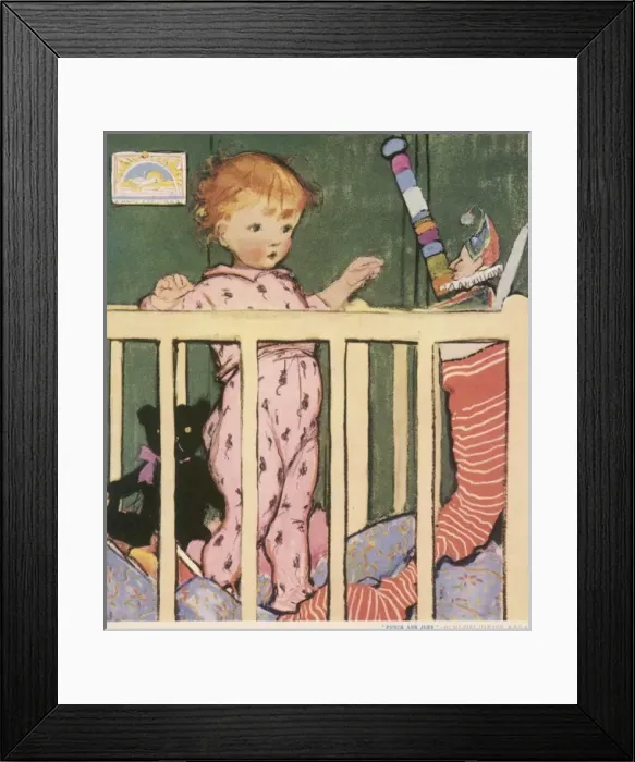 Framed Print : Punch and Judy by Muriel Dawson Framed Print : Punch and Judy by Muriel Dawson