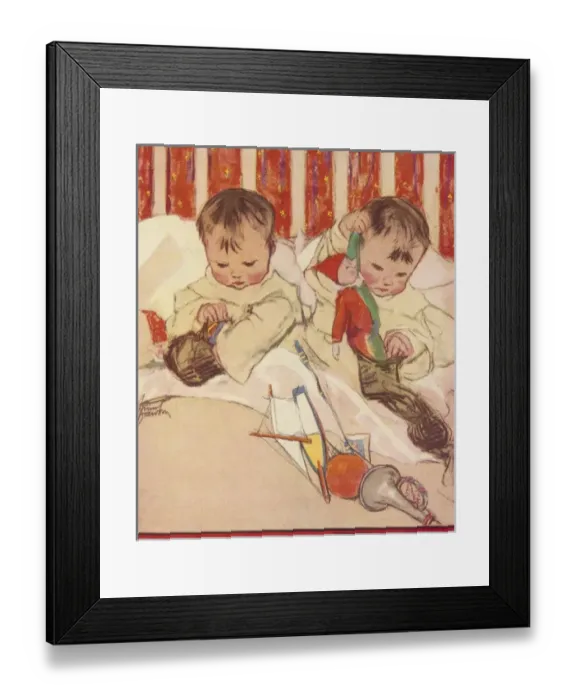 Framed Print : Christmas Morning by Muriel Dawson Framed Print : Christmas Morning by Muriel Dawson