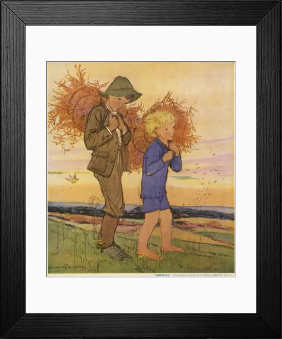 Framed Print : Homeward by Muriel Dawson Framed Print : Homeward by Muriel Dawson