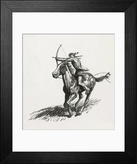 Framed Print : Suicide on the Little Big Horn Framed Print : Suicide on the Little Big Horn