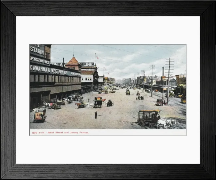 Framed Print : West Street, New York Framed Print : West Street, New York