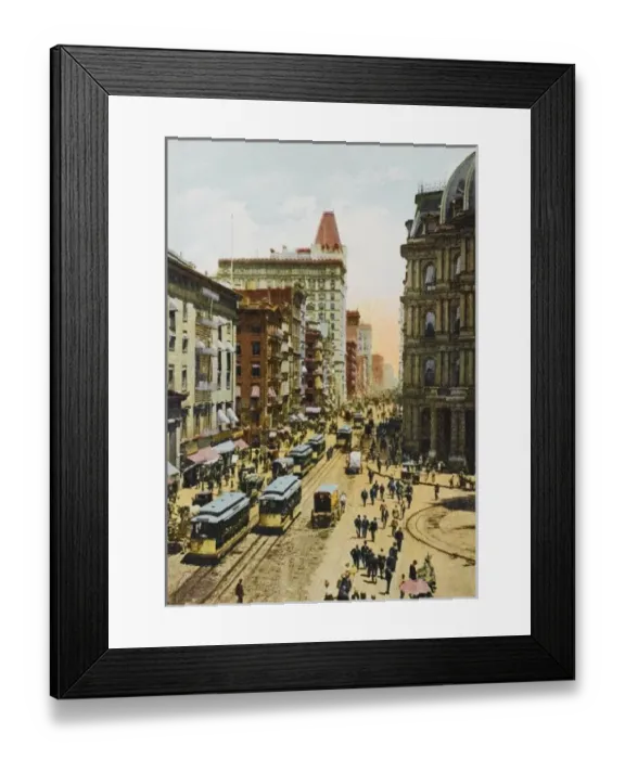 Framed Print : Broadway, New York Framed Print : Broadway, New York