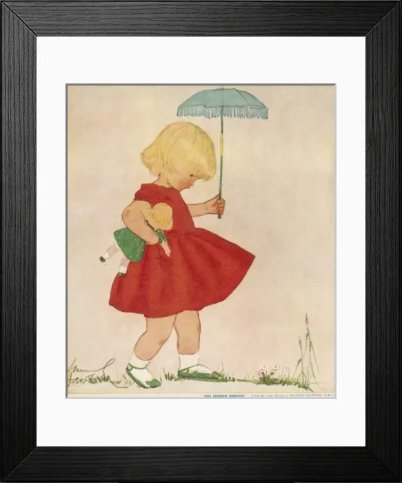 Framed Print : One Summer Morning by Muriel Dawson Framed Print : One Summer Morning by Muriel Dawson