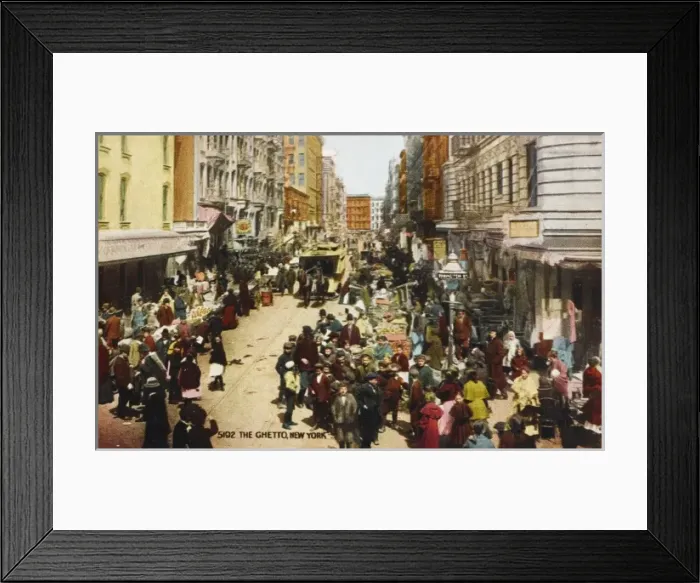 Framed Print : The Ghetto, New York Framed Print : The Ghetto, New York