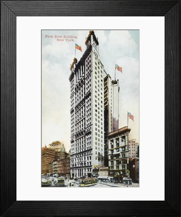 Framed Print : Park Row, New York Framed Print : Park Row, New York