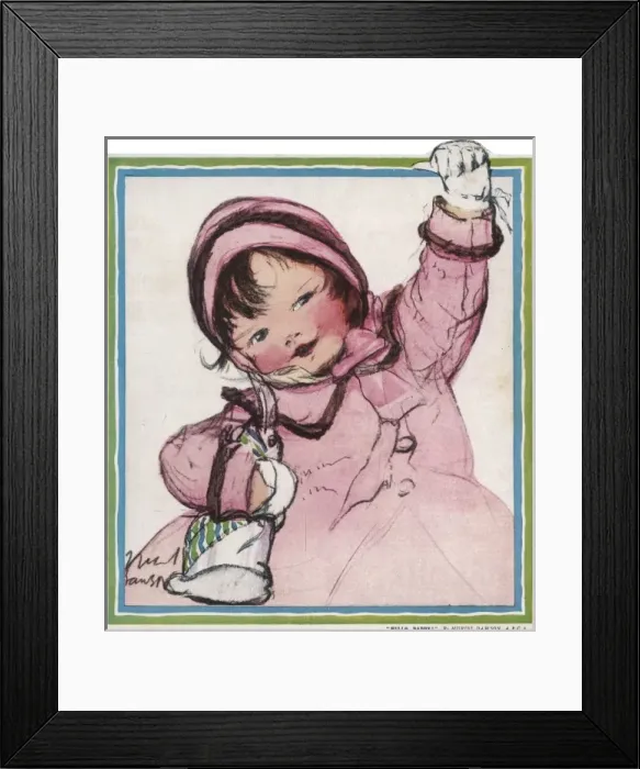 Framed Print : Hullo Daddy by Muriel Dawson Framed Print : Hullo Daddy by Muriel Dawson