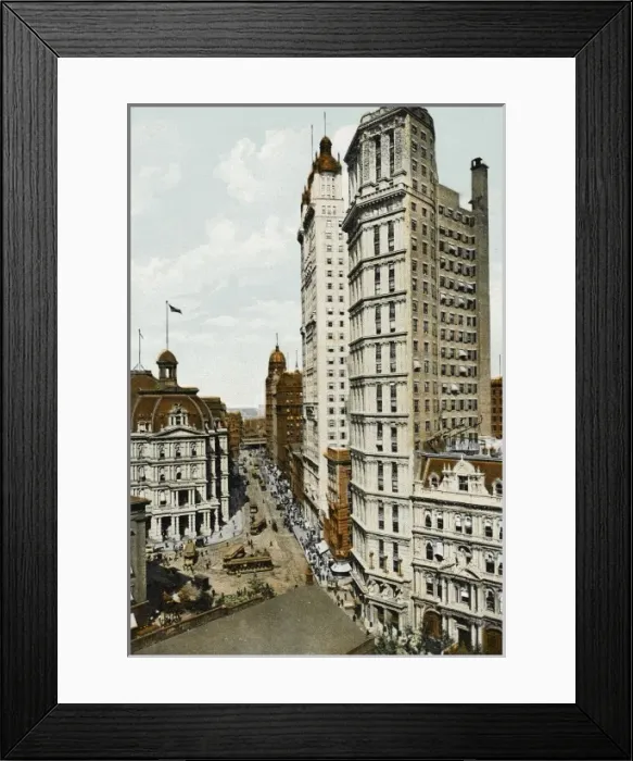 Framed Print : Park Row, New York Framed Print : Park Row, New York