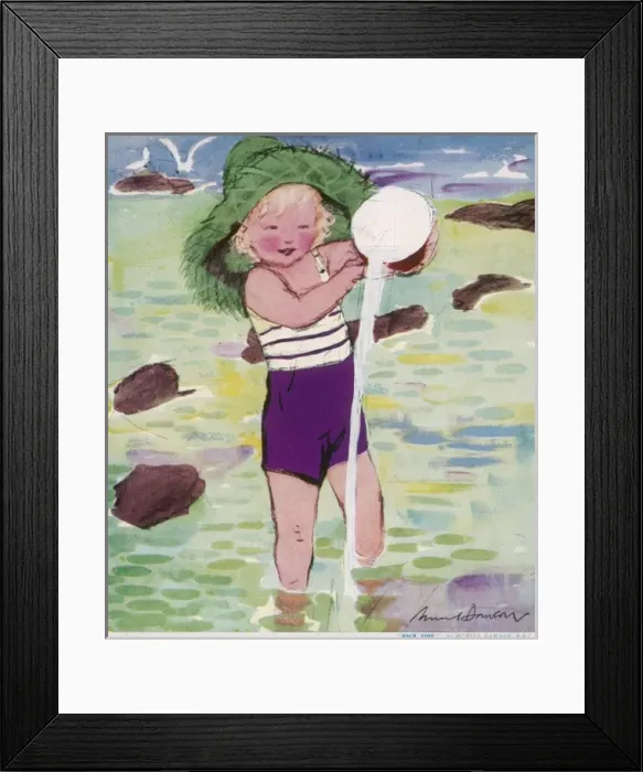 Framed Print : High Tide by Muriel Dawson Framed Print : High Tide by Muriel Dawson