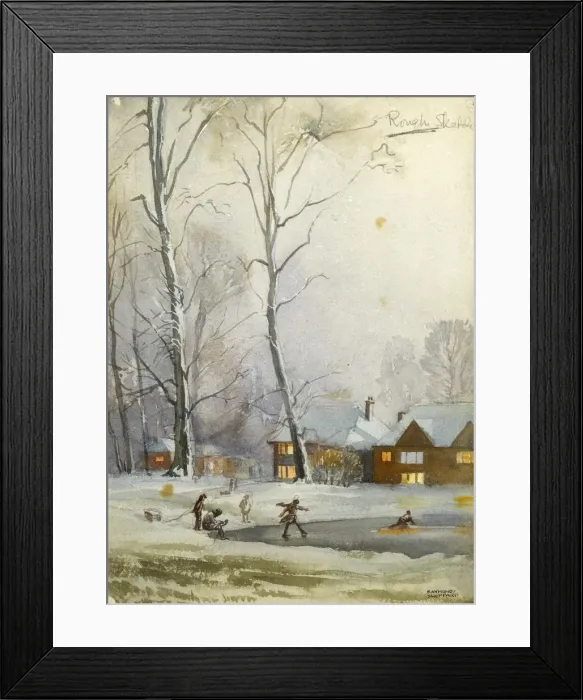 Framed Print : Winter landscape Framed Print : Winter landscape