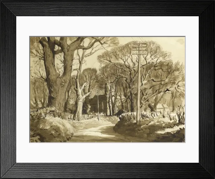 Framed Print : Country scene Framed Print : Country scene