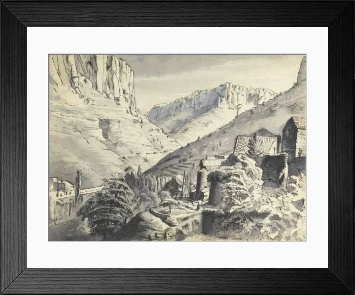 Framed Print : Mountain landscape Framed Print : Mountain landscape