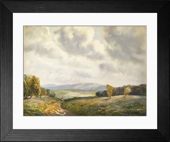 Framed Print : Moorland landscape Framed Print : Moorland landscape