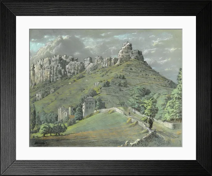 Framed Print : Dramatic landscape Framed Print : Dramatic landscape