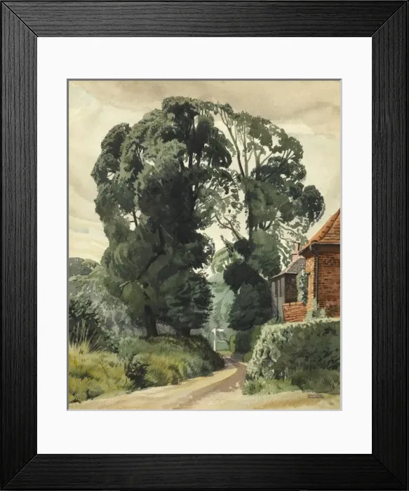 Framed Print : Path by a house Framed Print : Path by a house