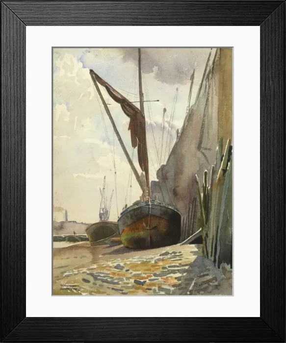 Framed Print : Boats on shore Framed Print : Boats on shore