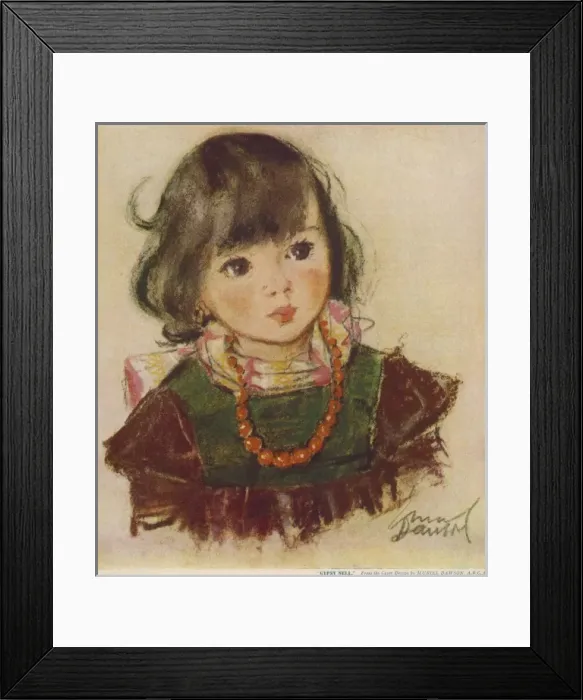 Framed Print : Gypsy Nell by Muriel Dawson Framed Print : Gypsy Nell by Muriel Dawson