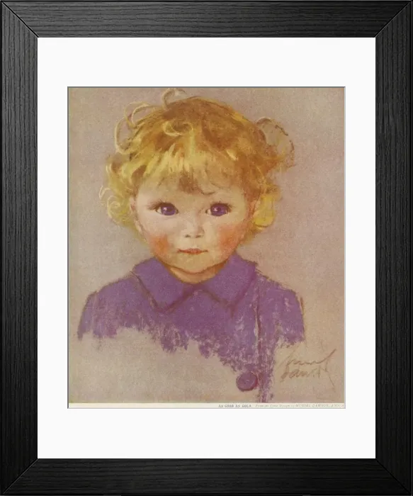 Framed Print : As Good as Gold by Muriel Dawson Framed Print : As Good as Gold by Muriel Dawson