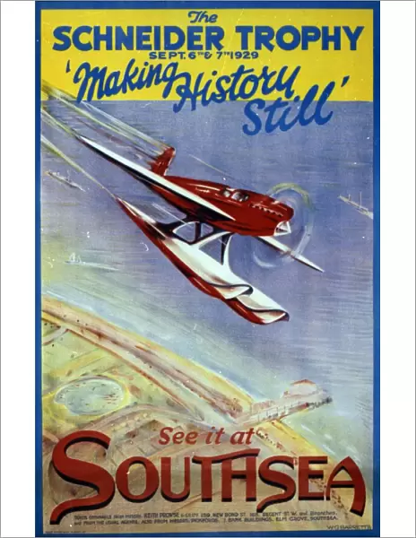 Schneider Trophy Poster - Southsea
