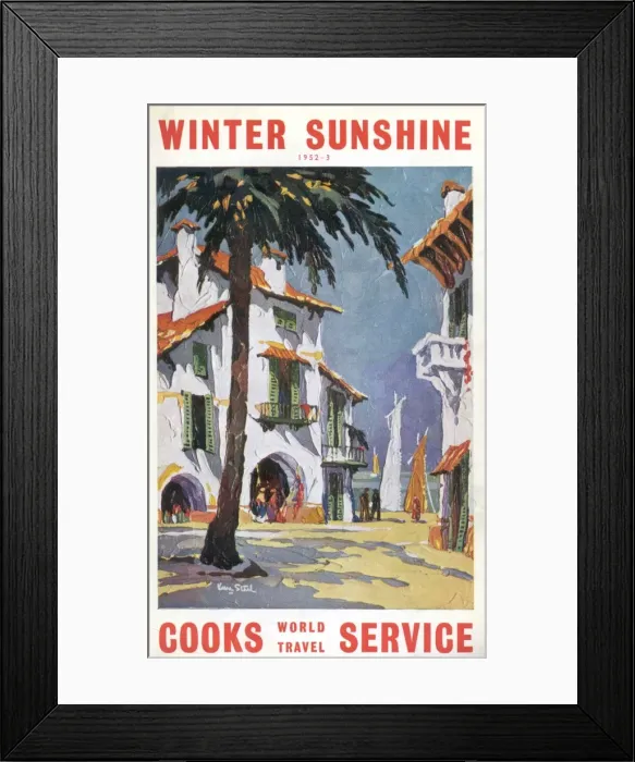 Framed Print : Winter Sunshine, Cooks World Travel Service Framed Print : Winter Sunshine, Cooks World Travel Service