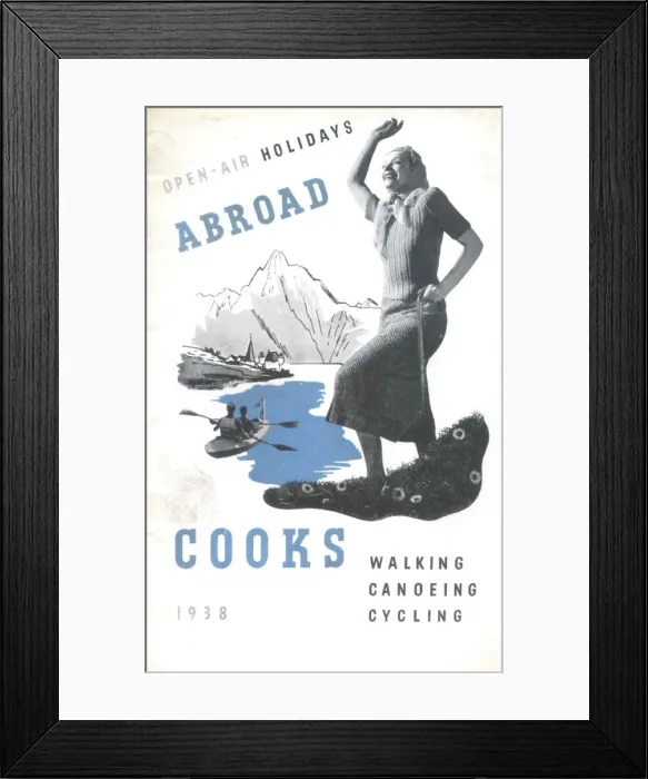 Framed Print : Open Air Holidays Abroad, with Cooks Framed Print : Open Air Holidays Abroad, with Cooks