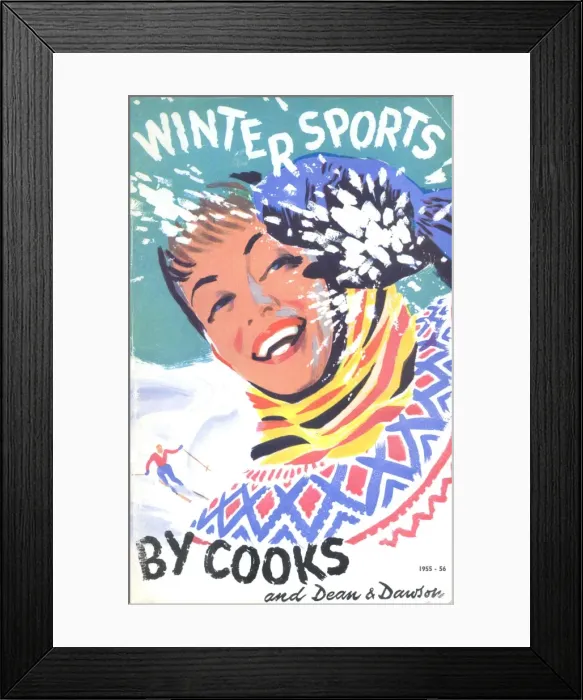 Framed Print : Winter Sports, by Cooks and Dean & Dawson Framed Print : Winter Sports, by Cooks and Dean & Dawson