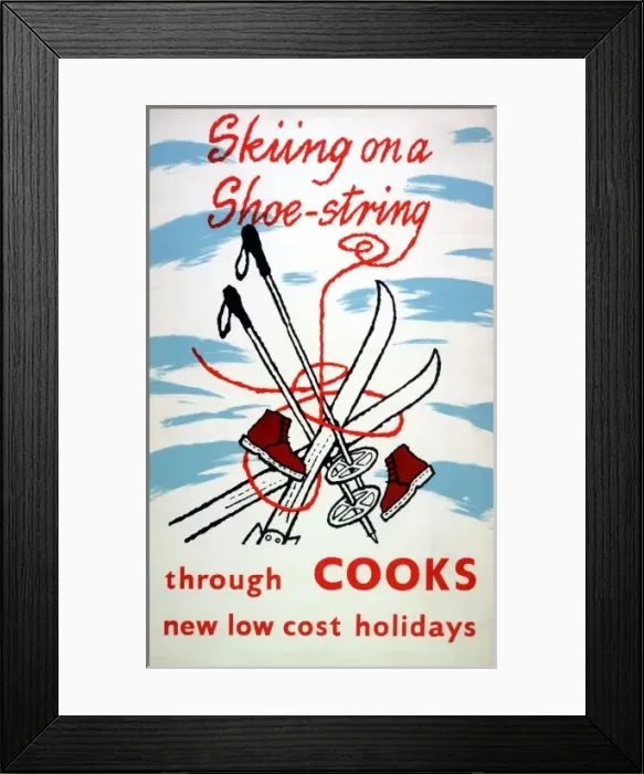 Framed Print : Skiing on a Shoestring with Thomas Cook Framed Print : Skiing on a Shoestring with Thomas Cook
