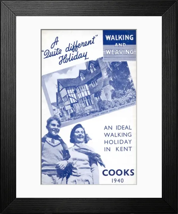 Framed Print : An ideal walking holiday in Kent, with Cooks Framed Print : An ideal walking holiday in Kent, with Cooks