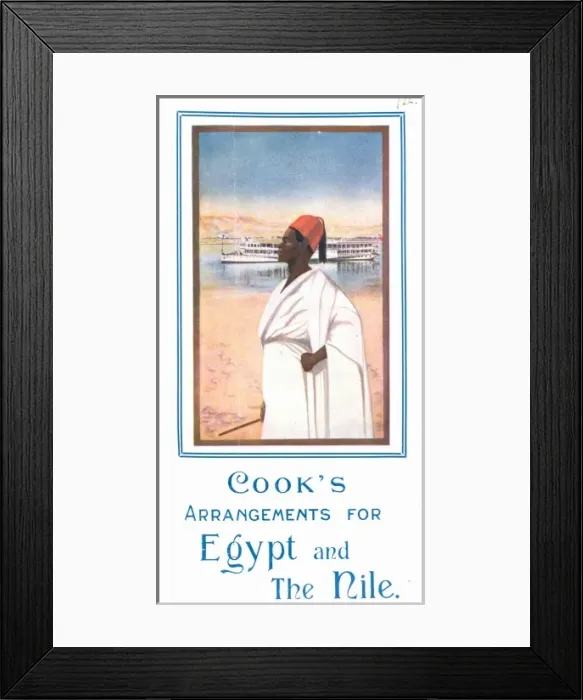 Framed Print : Cooks Arrangements for Egypt and the Nile Framed Print : Cooks Arrangements for Egypt and the Nile