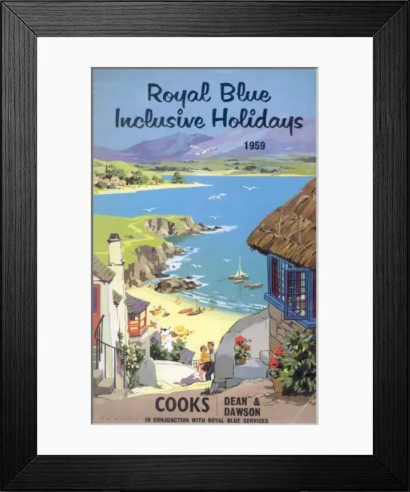 Framed Print : Royal Blue Inclusive Holidays Framed Print : Royal Blue Inclusive Holidays