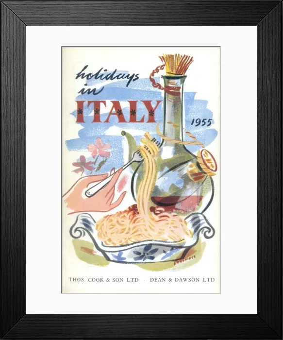 Framed Print : Holidays in Italy, Thomas Cook and Dean & Dawson Framed Print : Holidays in Italy, Thomas Cook and Dean & Dawson